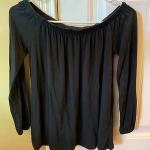 Black Hollister off shoulder top